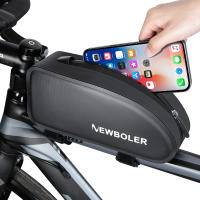 Bolsa De Bicicleta NEWBOLER Impermeable Para Ciclismo Capacidad Grande MTB Carretera Accesorios De Bicicleta Negro - details 0