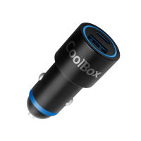 Cargador para coche USB a Tipo C de 48W. Compatible con 12V y 24V. Negro - details 0