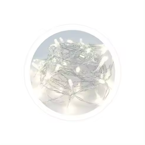Gsc Evolution Guirnalda LED Transparente 5M 8 Funciones Luz Fría - Iluminación Elegante y Fresca - 1