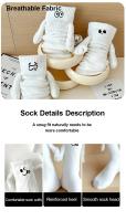 Calcetines Interactivos De Expresión Divertida Para Mujer De Medio Tamaño Calcetines Magnéticos Para Padres E Hijos Amantes Y Amigos - details 2