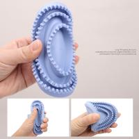 Cepillo De Baño Para Perros Y Gatos Con Cerdas De Masaje Flexibles Herramienta De Limpieza Para Mascotas Suministros De Mascotas - details 2