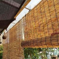 HOGUITA-Estor Enrollable Efecto Bambú, Persiana de Junco Natural para Interior y Exterior, Ideal para Jardín, Terraza o Balcón, Protección Solar y Decorativa, Variedad de medidas - details 6