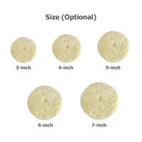 Kit De Pads De Lijado Natural De Lana 2pcs Para Compuesto Corte Reparación Del Cuerpo Del Coche Disco De Lijado De 3/4/5/6/7 Pulgadas - details 0