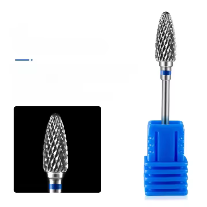Broca De Uñas De Carburo De Tungsteno Accesorio Para Broca Eléctrica Para Remover Polvo De Gel De Uñas Herramientas De Manicura Y Pedicura - 1
