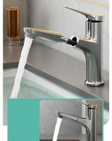 Grifo De Baño De Mano Con Agua Caliente Y Fría Tipo Pull-out Para Accesorios De Baño Grifo De Pórtico Cerámica Contemporáneo - details 7
