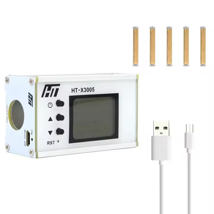 Medidor De Velocidad Para Tiro 1-999m/s Bola De Medición De Energía Y Velocidad De Bala Chronógrafo HT-X3006 Instrumento De Medición De Velocidad TTAKA7 - 1
