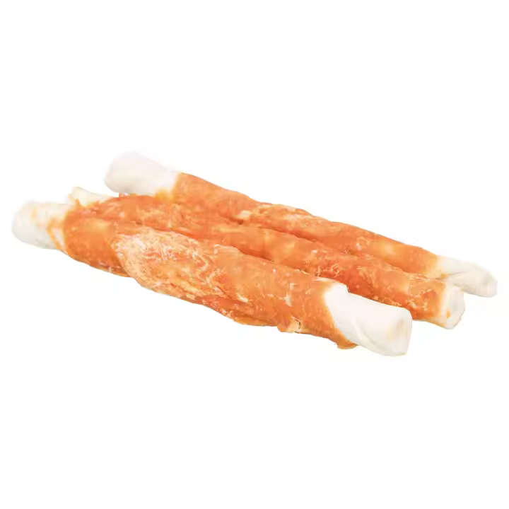 6 blister Trixie 6 Rollitos con Pollo Denta Fun, 12 cm, 70 g (36 rollitos de 12 cm en total  420g) - 1