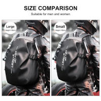 Mochila Para Motocicleta Y Ciclismo Con Gran Capacidad Y Almacenamiento De Casco Impermeable Con Bandas Reflectantes Para Senderismo - details 5