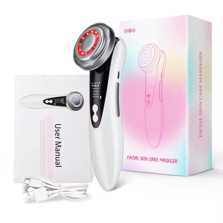 Dispositivo De Masaje Facial Eléctrico Rejuvenecimiento De Piel Lifting Y Tensión Regalo Perfecto Para Mujeres Limpiador Facial USB - 1