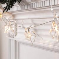 Luces De Navidad De Reindeer 10LED 1.5M Guirnalda De Cristal De Elk Decoración Para Hogar Y Fiestas Navideñas Y Bodas - details 4