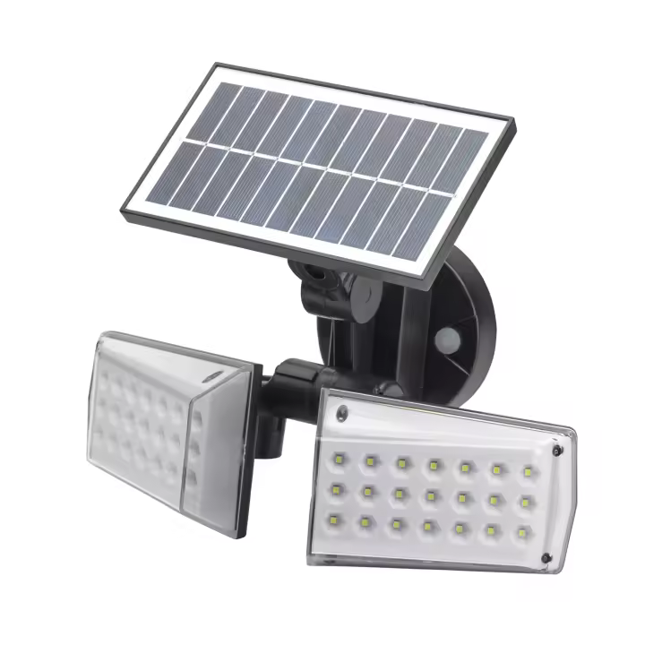 Maurer Aplique Solar Led Doble con Sensor de Movimiento y Protección IP65 para Exteriores - 1