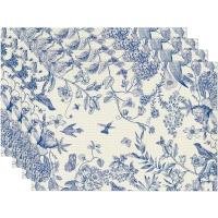 1/4PCS Artoid Mode Tapetes De Mesa De Flores De Hydrangea Y Ramas Estilo Chino Moderno Para Decoración De Comedor Y Cocina Fiesta - details 1