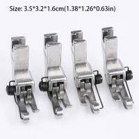 Pieza De Pressionado Para Costura Accesorios De Costura Compensando a La Izquierda Y Derecha Para Camisa Borde De Solapa Topstitching Hemmer Piezas De Metal Unisex - details 1