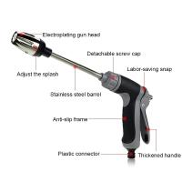 Pistola De Agua Portátil De Alta Presión Ajustable Metálica Para Limpieza De Coche Y Riego Del Jardín Con Rojellador Y Espuma - details 3