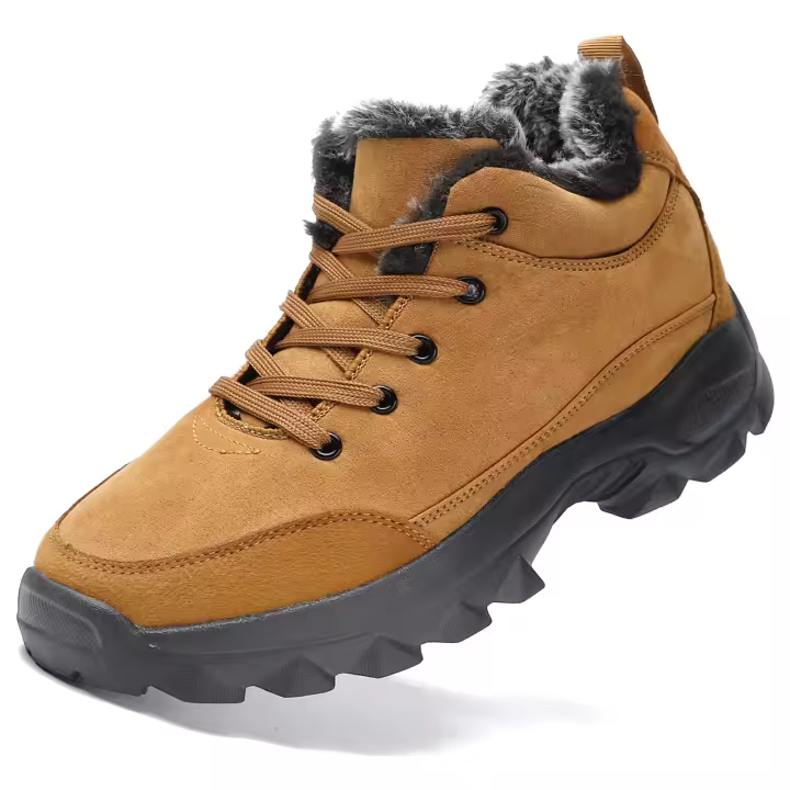 Botas De Nieve Para Hombre Invierno Con Pelo De Zorro Zapatos Deportivos Al Aire Libre 2023 Nuevo Calzado Cálido Para Hombre Botines Botas Hombre - 1