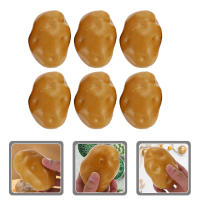 6 Pcs Simulación De Patatas Decorativas Artificiales Portátiles Para Adornos De Fotografía Y Cocina Modelos Exquisitos De Verduras Falsas Para Decoración Del Hogar - details 7