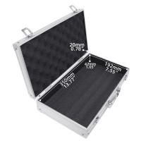 Caja De Herramientas Portátil De Aluminio Organizador Profesional Para Equipos Y Instrumentos Con Algodón Material De Aluminio - details 2