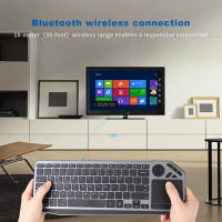 Teclado Inalámbrico Bluetooth 2.4G Con Touchpad Y Retroiluminación De 7 Colores Para Smart TV iOS iPhone/IPad Teclado Recargable De 78 Teclas Estilo Ergonómico Multifuncional - details 3