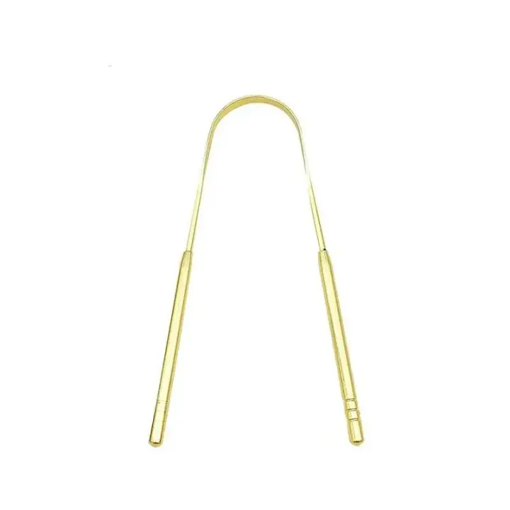 Limpieza Oral Herramienta De Limpieza De Lengua En Forma De U Aço Inoxidável Elimina Aliento Malo Limpia La Lengua Venta Individual - 1