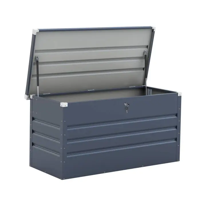 Baul/arcon para jardín "Store" - 480 L - 132 x 61 x 60 cm - Gris - 1
