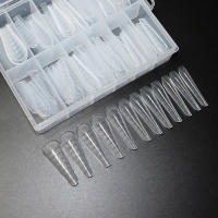 120pcs/box Tiras De Extensión De Uñas Acrílicas Completo Falso Nariz De Building Gel Herramientas De Arte De Uñas Forma Dual Moldes De Extensión De Uñas - details 1