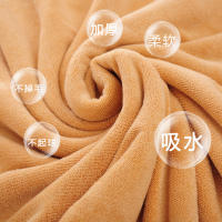 Toalla De Baño De Microfibra Gruesa Super Absorbente Y Secado Rápido Multiusos Toalla De Algodón Peinado Estilo Rectangular Para Uso Diario - details 1