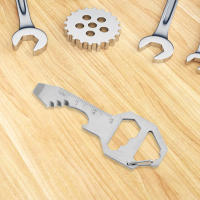 Herramienta De Sobremesa Multiuso Para Exteriores Abrebotellas Llave Destornillador EDC Accesorios De Llavero Herramienta De Sobremesa - details 9