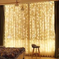 Luces LED Para Cortina Con Control Remoto Y Alimentación USB Decoración Navideña Y Año Nuevo Luz Faeira Para Ventana - details 0
