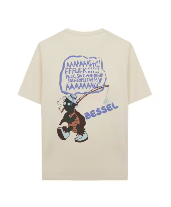 Camisetas Tortle Crazy Bts008Ss25-Crm para hombre en color beige - 1