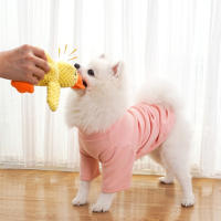 Juguete De Peluche Para Perros Calmante Con Pato De Terciopelo Masticable Y Resistente Al Masticar Para Pequeños Y Grandes Perros Suministros Para Mascotas - details 8
