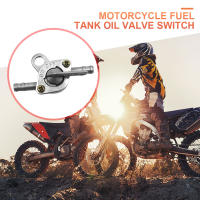 Tapa De Tanque De Combustible En Línea Filtro Petcock Switch Para ATV Bicicleta Moto 50/70/90/110/125/140/150cc Color Plata - details 1