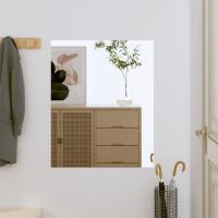 vidaXL Espejo de pared vidrio rectangular espejo de tocador Dimensiones 40 x 60 cm,  50 x 60 cm,  40 x 80 cm y mas - details 3