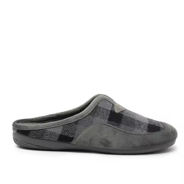 Zapatillas de estar por casa hombre COSDAM 13674 CHINELA CUADROS TEIDE GRIS 33729 XL - 1