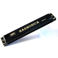 Harmonica Cromática De Boquilla C 24 Agujeros Instrumento De Viento De Madera Organófono Musical Acero Inoxidable Fosfor-bronce Ti-Plated - details 4