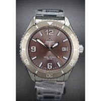 buceo solar hombre Orient Kamasu Copper RA-WJ0004Y 39.9mm 200m WR cristal de zafiro - details 0