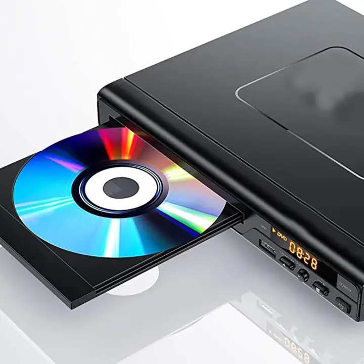 Reproductor de DVD Reproductor de DVD doméstico con cable AV para TV Reproductor de DVD multirregional con control remoto - 1
