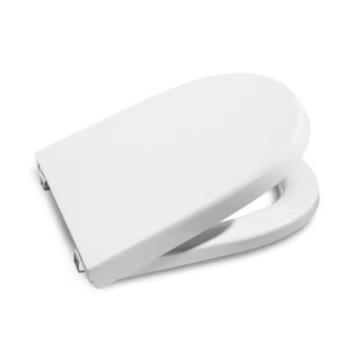 Tapa y asiento Supralit® para inodoro Meridian "N" de tanque alto o empotrable adosado a pared. A8012A000B Roca - 1