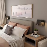Lámpara De Pared LED Moderna Y Sencilla Para Dormitorio Luz Nocturna Con Carga USB Para Móvil Lámpara De Noche Para El Lecho - details 7