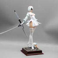 Figura De Juego Nier Automata 2B 27.5cm Cuatro Estilos Estatua De Mecha Lifeform Decoración De Escritorio Regalo De Juguetes Para Coleccionistas - details 2