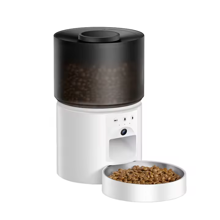 ROJECO A60 Dispensador De Alimentos Para Mascotas Con Cámara HD 1080P Y Control Remoto Por App Feeder Automático Para Gatos Y Perros Capacidad De 3L - 1