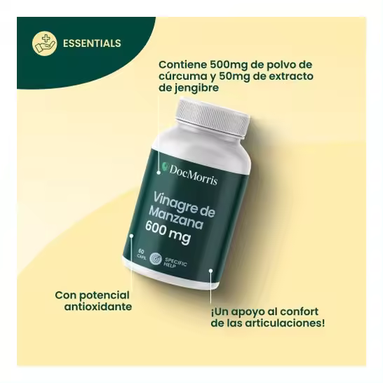DocMorris Cúrcuma + Jengibre 60caps - 1