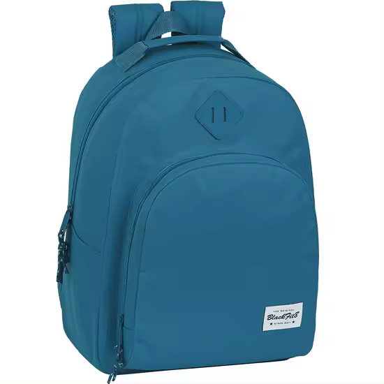 SAFTA  BLACKFIT8 EGEO Mochila Adaptable a Carro Portamochilas con Bolsillos laterales portabotellas - Mochila Diseño Único y Licencia Oficial con dos compartimentos grandes - Mochila Hombreras y espalda ergonómicas y acolchadas - Mochila - 1