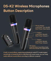 Micrófono Inalámbrico Para Coche Con Receptor Compañero De Karaoke 3.5MM AUX Estéreo HIFI Luz Colorida RGB Efectos De Sonido Mixer Sistema Compatible Con Varios Dispositivos - details 15