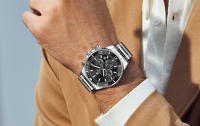 Reloj De Hombre SAPPHERO En Acero Inoxidable Dorado Con Cronógrafo Y Calendario Resistente Al Agua Pantalla Analógica-Digital Estilo Casual - details 12