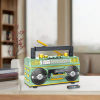 Set De Bloques De Construcción Retro Radio Clásica 781PCS Juguetes Creativos Para Adultos Y Niños Mostrador De Música Vintage Regalo Único - details 3