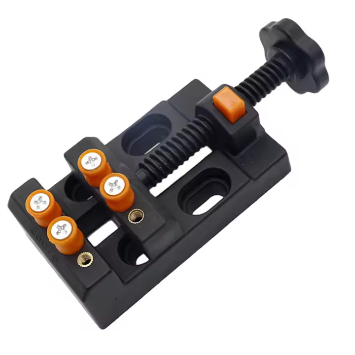 Mini Presa De Taladro Con Abrazadera De Núcleo De Nogal Para Joyería Herramienta De Escultura DIY Y Artesanía Clip Para Mesa Y Banda - 1