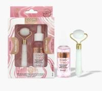 COSMI - SERUM FACIAL + RODILLO DE JADE - DOS MODELOS DISPONIBLES: CON COLAGENO Y VITAMINA C / COLAGENO Y ACIDO HIALURONICO - IDEAL PARA REGALO - MUJERES Y ADOLESCENTES - details 1