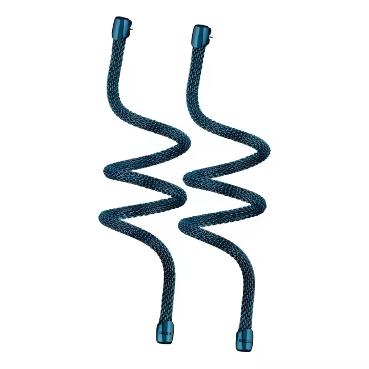 BREIL Joyas NUEVA Colección SNAKE, PENDIENTES DE ACERO DE COLOR AZUL PARA MUJER SIN PIEDRAS - TJ2788 - 1