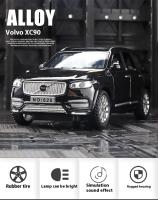 Modelo De Coche Volvo XC90 SUV a Escala 1:32 Con Sonido Y Luz Juguetes Para Niños Decoración De Casa Metal No Edible Para Mayores De 14 Años - details 0