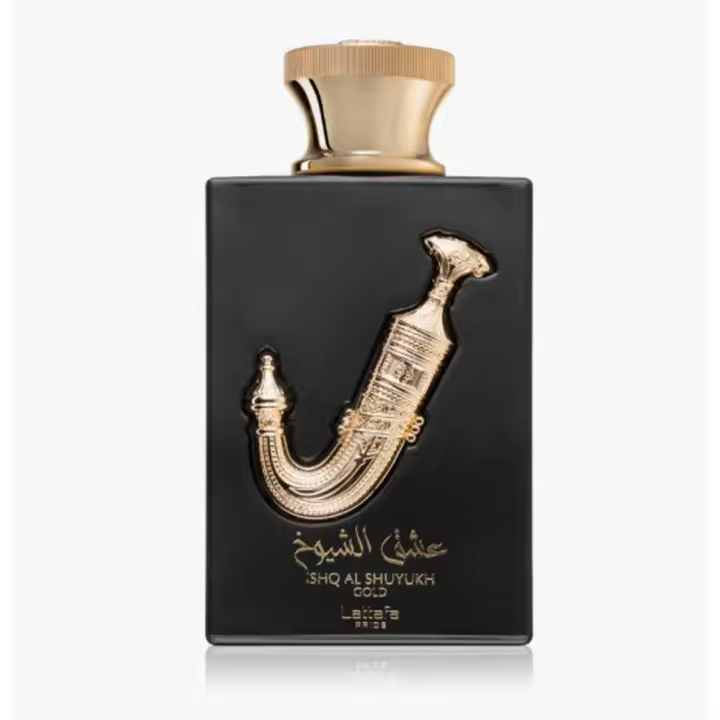 Perfume árabe Ishq Al Shuyukh Gold EDP para hombres y mujeres de 100 ml de Lattafa - 1